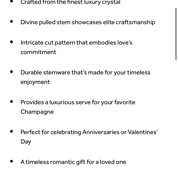 NIB Waterford Crystal Love Flutes - Picture 6 of 13